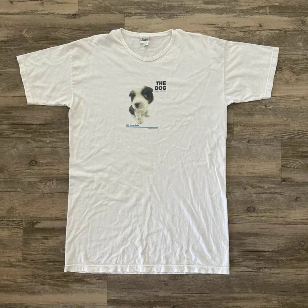 Vintage The Dog Artlist Collection Border Collie T-Shirt One Size Fits All